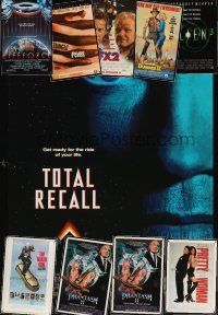 1x207 LOT OF 10 UNFOLDED & FORMERLY FOLDED ONE-SHEETS '85 - '92 Total Recall, Naked Gun & more!