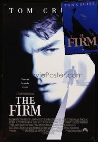 1x218 LOT OF 2 UNFOLDED THE FIRM ONE-SHEETS '93 Tom Cruise, international & teaser styles!