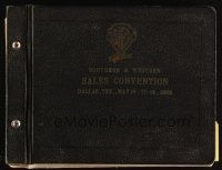 1x003 WARNER BROS. 1938-39 SOUTHERN & WESTERN SALES CONVENTION key book photo album '38 cool!