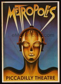 1x274 METROPOLIS stage play English program '89 many images from Fritz Lang's movie + new cast!