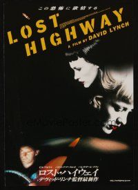 1x324 LOST HIGHWAY Japanese 7.25x10.25 '97 David Lynch, Bill Pullman, pretty Patricia Arquette!