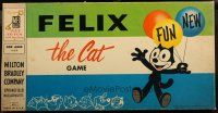 1x247 FELIX THE CAT board game '60 colorful Milton Bradley game board plus deck of cards!