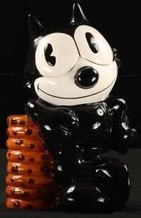 1x250 FELIX THE CAT limited edition cookie jar '98 unused in its original box, 054/1000!