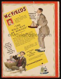 1x013 W.C. FIELDS/SO'S YOUR OLD MAN 2-sided campaign book page '26 wacky images of Fields