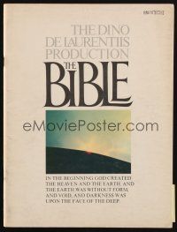 1x386 BIBLE program book '67 La Bibbia, Huston as Noah, Boyd as Nimrod, Ava Gardner as Sarah!