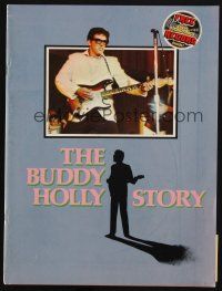1x389 BUDDY HOLLY STORY program book '78 Gary Busey, Don Stroud, rock & roll biography!