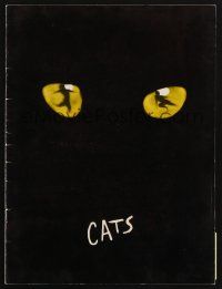1x277 CATS stage play English program book '82 Andrew Lloyd Webber's Broadway classic!