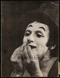 1x420 MARCEL MARCEAU stage play program book '76 cool images of most famous pantomime!