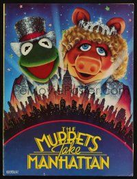1x424 MUPPETS TAKE MANHATTAN program book '84 Jim Henson, Frank Oz, Miss Piggy & Kermit!