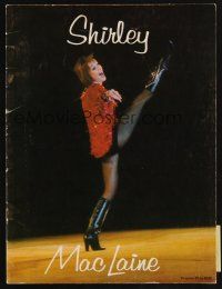 1x435 SHIRLEY MACLAINE stage play program book '80s images of the sexy singer, dancer & actress!