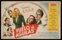 1x545 I WANTED WINGS Spanish herald '45 sexy Veronica Lake, Ray Milland, William Holden!