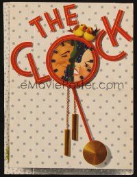 1x028 CLOCK trade ad '45 Kapralik art of Judy Garland, Robert Walker!
