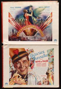 1x004 PARAMOUNT 1931-32 French campaign book '31 lots of incredible art by French artists!