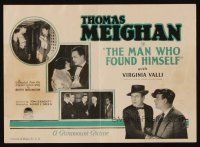 1x502 MAN WHO FOUND HIMSELF herald '25 Thomas Meighan, Virginia Valli, Booth Tarkington!