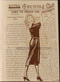 1x506 NOTORIETY herald '22 Maurine Powers says she committed a crime to attract attention!