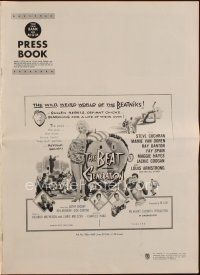 1x574 BEAT GENERATION pressbook '59 sexy Mamie Van Doren, beatnik Ray Danton, Louis Armstrong