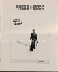 1x633 JEREMIAH JOHNSON pressbook '72 Robert Redford, Will Geer, directed by Sydney Pollack!