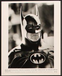 1x747 BATMAN RETURNS presskit w/ 18 stills '92 Michael Keaton, Danny DeVito, Michelle Pfeiffer!