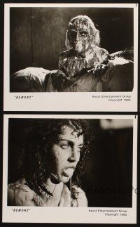 1x779 DEMONS presskit w/ 3 stills '85 Dario Argento, creepy monster people images!