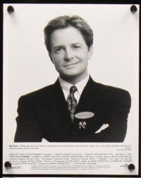 1x804 FOR LOVE OR MONEY presskit w/ 6 stills '93 close-up of Michael J. Fox, Gabrielle Anwar!