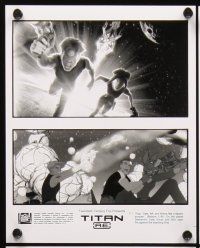 1x974 TITAN A.E. presskit w/ 6 stills '00 Don Bluth sci-fi cartoon, get ready for the human race!