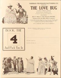 1x471 LOVE BUG/CRIMSON SKULL/GREEN EYED MONSTER/BULL-DOGGER promo brochure '20s all-black 4-bill!