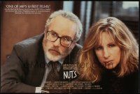 1x472 NUTS promo brochure '87 is Barbra Streisand a murderer or is she crazy!
