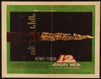 1y002 12 ANGRY MEN style B 1/2sh '57 Henry Fonda, Sidney Lumet jury classic, life is in their hands