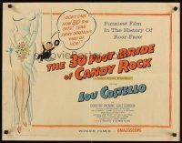 1y006 30 FOOT BRIDE OF CANDY ROCK 1/2sh '59 great art of Costello, a science-friction masterpiece!