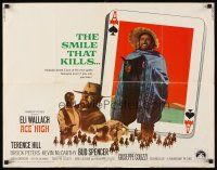 1y010 ACE HIGH 1/2sh '69 Eli Wallach, Terence Hill, spaghetti western, ace of spades design!