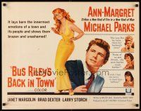1y072 BUS RILEY'S BACK IN TOWN 1/2sh '65 scandalous things happen when sexy Ann-Margret's around!
