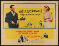 1y073 BUT NOT FOR ME style A 1/2sh '59 Clark Gable, Carroll Baker, Palmer,Lee J. Cobb,it's a scream!