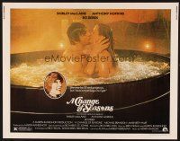 1y090 CHANGE OF SEASONS 1/2sh '80 sexy image of Bo Derek & Anthony Hopkins in hot tub!