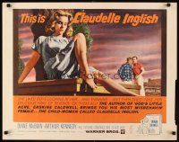 1y096 CLAUDELLE INGLISH 1/2sh '61 misbehavin' child woman Diane McBain, from Caldwell novel!