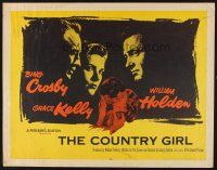1y101 COUNTRY GIRL 1/2sh '54 Grace Kelly, Bing Crosby, William Holden, by Clifford Odets!