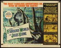 1y149 FABULOUS WORLD OF JULES VERNE 1/2sh '61 the thousand & one wonders of the world to come!