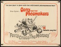 1y158 FERRY CROSS THE MERSEY 1/2sh '65 rock & roll, the big beat is back, Gerry & the Pacemakers!