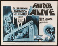 1y168 FROZEN ALIVE 1/2sh '66 cool German sci-fi/horror, suspended animation or death!