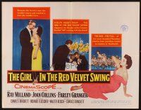 1y177 GIRL IN THE RED VELVET SWING 1/2sh '55 art of Joan Collins as Evelyn Nesbitt Thaw!