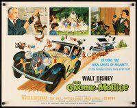1y182 GNOME-MOBILE 1/2sh '67 Walt Disney fantasy, art of Walter Brennan & lots of little people!