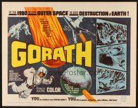 1y193 GORATH 1/2sh '64 Ishiro Honda's Yosei Gorasu, art of the destruction of Earth in space!