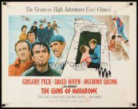 1y202 GUNS OF NAVARONE 1/2sh '61 Gregory Peck, David Niven & Anthony Quinn by Howard Terpning!