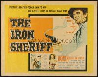 1y245 IRON SHERIFF 1/2sh '57 Sterling Hayden was all cast iron, Constance Ford!
