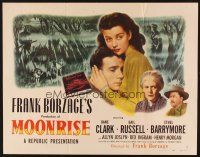 1y330 MOONRISE style B 1/2sh '48 Gail Russell, Dane Clark, Ethel Barrymore!