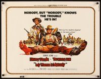 1y345 MY NAME IS NOBODY 1/2sh '74 Il Mio nome e Nessuno, art of Henry Fonda & Terence Hill!