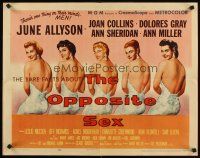 1y362 OPPOSITE SEX style A 1/2sh '56 Allyson, Joan Collins, Dolores Gray, Sheridan, Ann Miller!