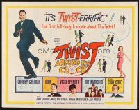 1y509 TWIST AROUND THE CLOCK 1/2sh '62 Chubby Checker in the first full-length Twist movie!