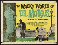 1y523 WACKY WORLD OF DR MORGUS 1/2sh '62 instant people, mad scientist sci-fi!