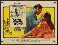 1y549 WORLD OF SUZIE WONG 1/2sh '60 William Holden was the first man that Nancy Kwan ever loved!