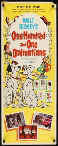 1z554 ONE HUNDRED & ONE DALMATIANS insert '61 most classic Walt Disney canine family cartoon!